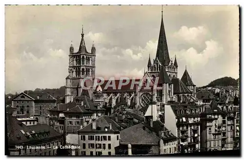 Cartes postales moderne Lausanne La Cathedrale