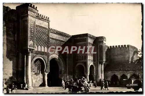 Moderne Karte Meknes Bab Mansour