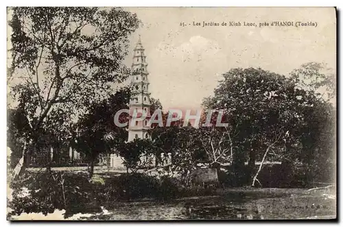 Cartes postales Les Jardins De Kiah Luoc Pres D&#39Hanoi Tonkin Vietnam
