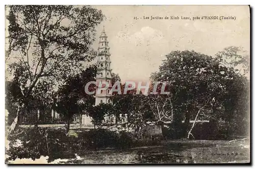 Cartes postales Les Jardins De Kiah Luoc Pres D'Hanoi Tonkin Vietnam