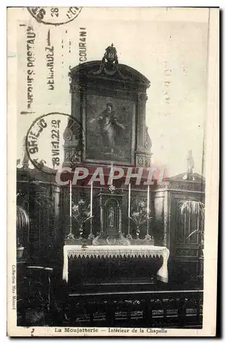 Cartes postales La Moujatterle Interieur de la chapelle