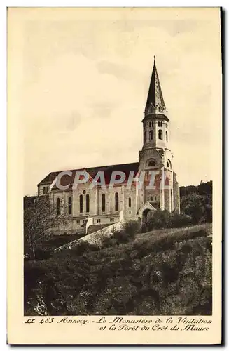 Cartes postales Annecy Le Monastere de la Visitation et la foret du Cret de Maure