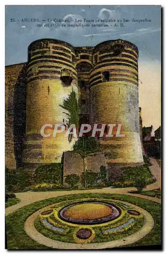 Cartes postales Angers Le Chateau