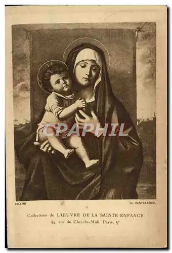 Cartes postales L&#39Oeuvre De La Sainte Enfance Bellini