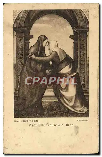 Ansichtskarte AK Visita della Vergine a S Anna Firenze