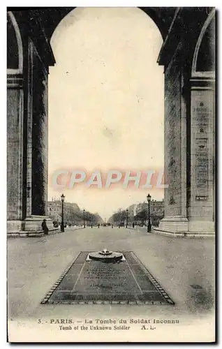 Ansichtskarte AK Paris La tombe du Soldat Inconnu