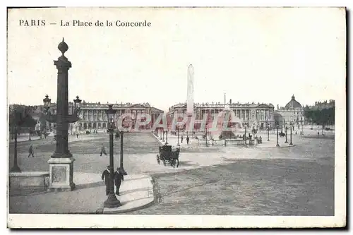 Cartes postales Paris La Place de la Concorde