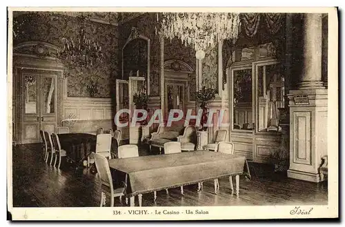 Ansichtskarte AK Vichy Le Casino Un Salon