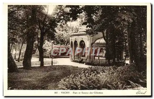 Cartes postales Vichy Parc et Source des Celestins