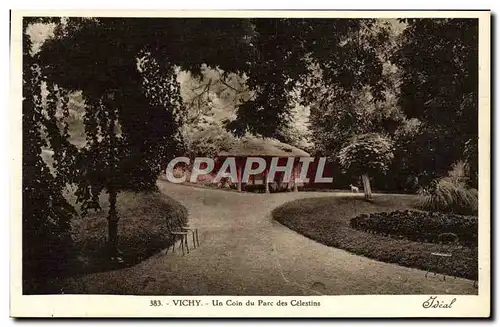 Ansichtskarte AK Vichy Un Coin du Parc des Celestins