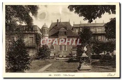 Cartes postales Vichy Villa Sevigne