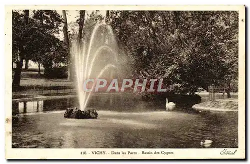 Cartes postales Vichy Dans les Parcs Bassin des Cygnes