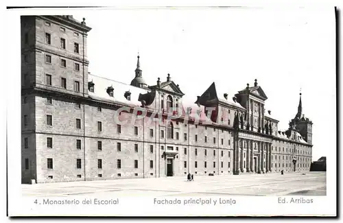 Ansichtskarte AK Monasterio del Escorial Fachada principal y Lonja