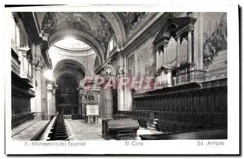 Ansichtskarte AK Monasterio del Escorial El Coro Orgue