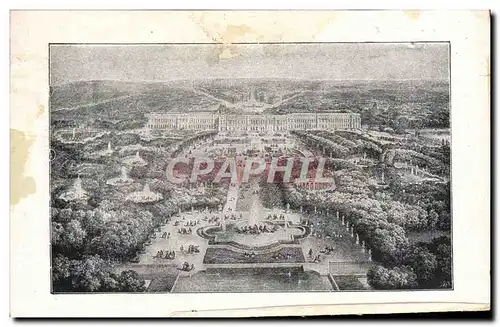 Cartes postales Versailles Le chateau