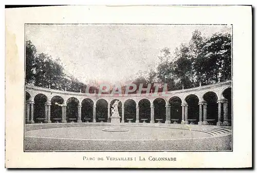 Ansichtskarte AK Parc De Versailles La Colonnade