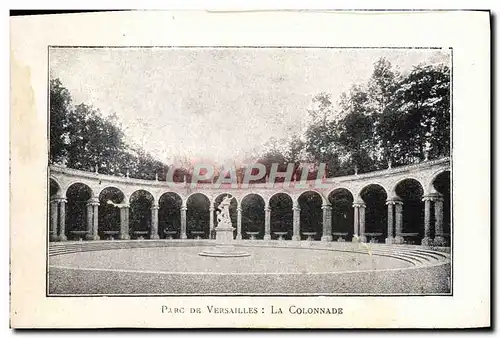 Cartes postales Parc De Versailles La Colonnade