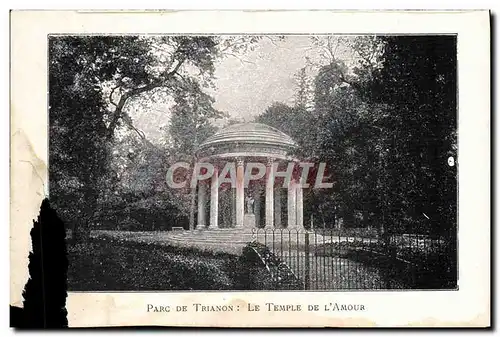 Cartes postales Parc De Trianon Le Temple De L&#39Amour