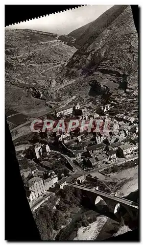 Cartes postales moderne En Parcourant les Gorges du Tarn Sainte Enime Les Lacets de la vallee route de Mende