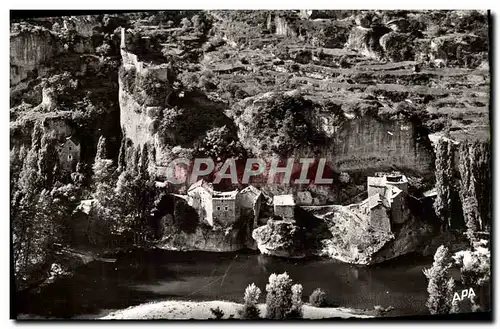 Cartes postales moderne En Parcourant les Gorges du Tarn Castelbouc vue de la route des Gorges