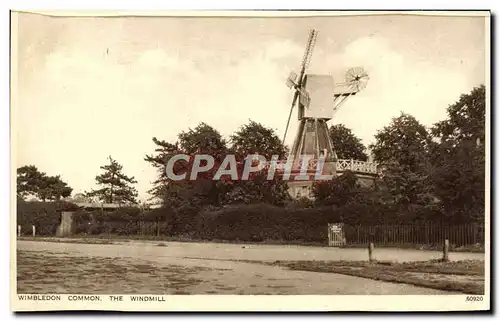 Ansichtskarte AK Wimbledon Common The windmill Moulin a vent