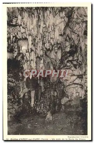 Cartes postales Grottes d'Arcy Sur Cure Un coin de la Saile du Chaos