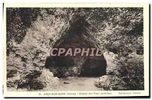 Cartes postales Arcy Sur Cure Grottes des Fees