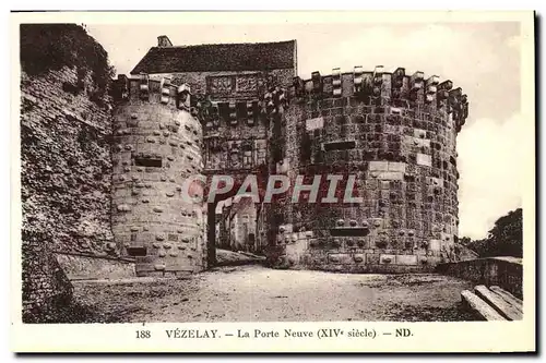 Cartes postales Vezelay La Porte Neuve