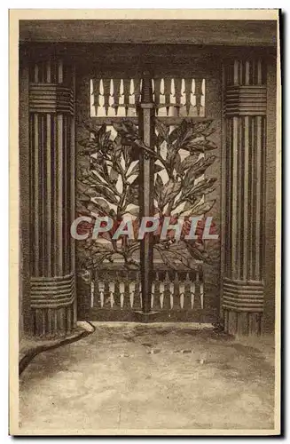 Cartes postales Douaumont Monument de la Tranchee des Baionnettes Porte d'entree en fer forge