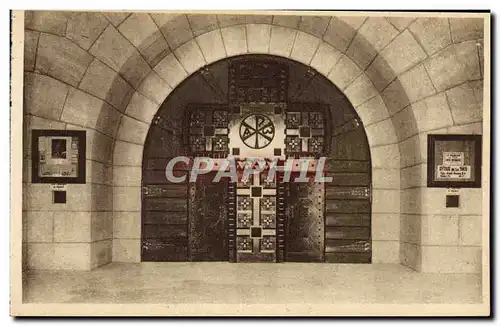 Ansichtskarte AK Douaumont La porte d&#39entree de la Chapelle