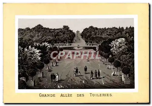 Ansichtskarte AK Paris Grande Allee Des Tuileries