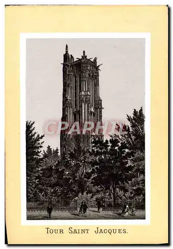 Cartes postales Paris Tour Saint Jacques