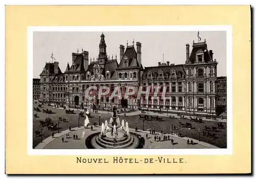 Cartes postales Paris Nouvel Hotel De Ville