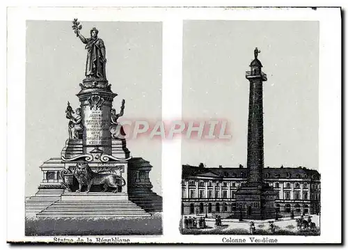 Cartes postales Paris Colonne Vendome