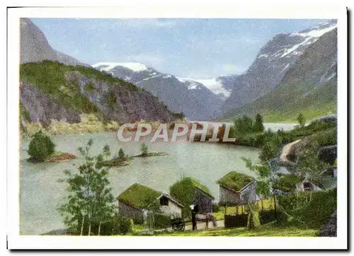 Moderne Karte Loen Nordfjord