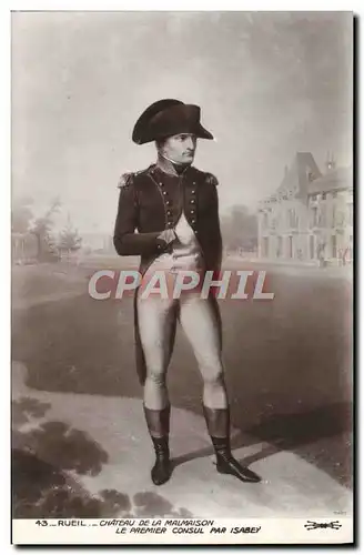 Cartes postales Rueil Chateau De La Malmaison Le premier consul par Isabey Napoleon 1er