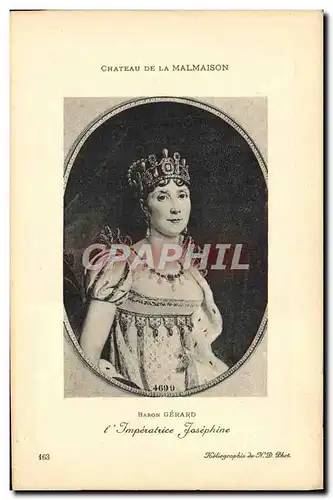 Cartes postales Chateau De La Malmaison L&#39imperatrice Josephine Baron Gerard