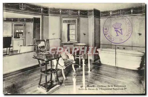Cartes postales Rueil Chateau de la Malmaison Salle de bains de l&#39empereur Napoleon 1er