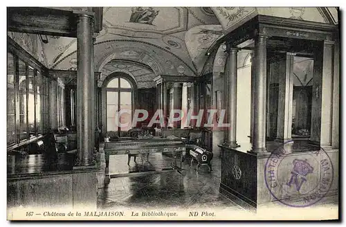 Ansichtskarte AK Chateau de la Malmaison La Bibliotheque