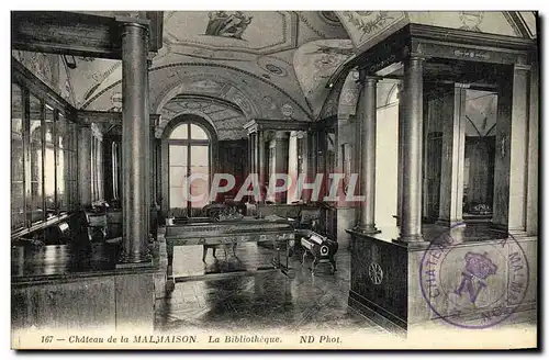 Cartes postales Chateau de la Malmaison La Bibliotheque