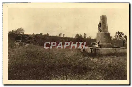 Cartes postales Fort de Douaumont Monument du 74eme Bataillon Militaria