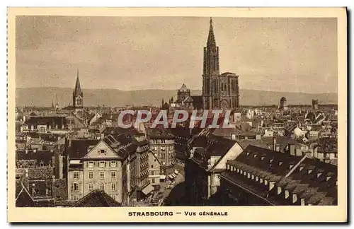 Cartes postales Strabourg Vue Generale