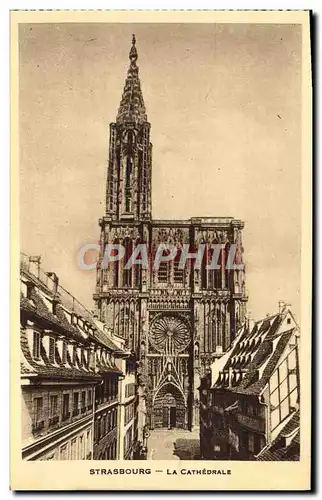 Cartes postales Strabourg La Cathedrale