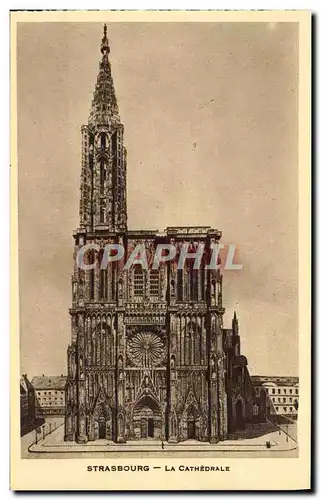 Cartes postales Strabourg La Cathedrale