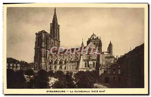 Ansichtskarte AK Strabourg La Cathedrale