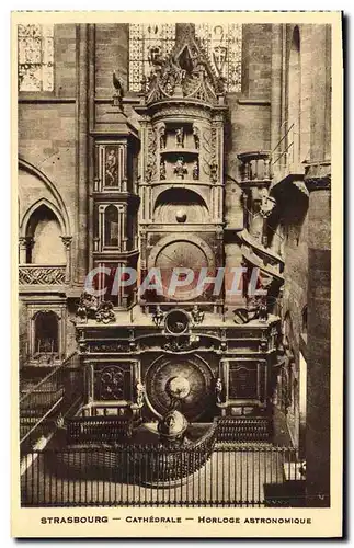 Cartes postales Strabourg Cathedrale Horloge Astronomique