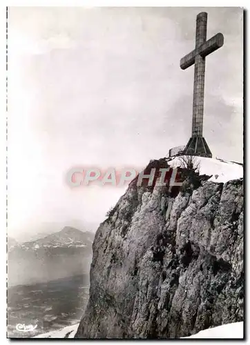 Cartes postales moderne La Savoie Pittoresque Les Deserts La Croix du Nivolet