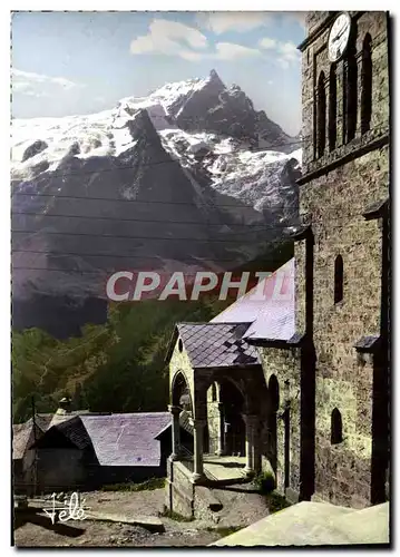 Moderne Karte Les Alpes Pittoresques Vieille Chapelle et Pic de la Meije
