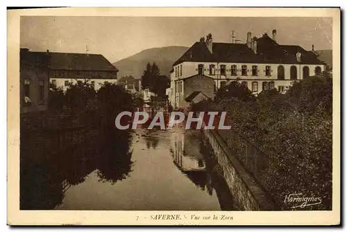 Ansichtskarte AK Saverne Vue sur la Zorn