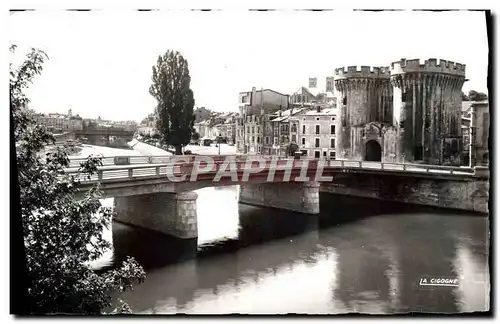 Moderne Karte Verdun Le Pont et la Porte Chaussee